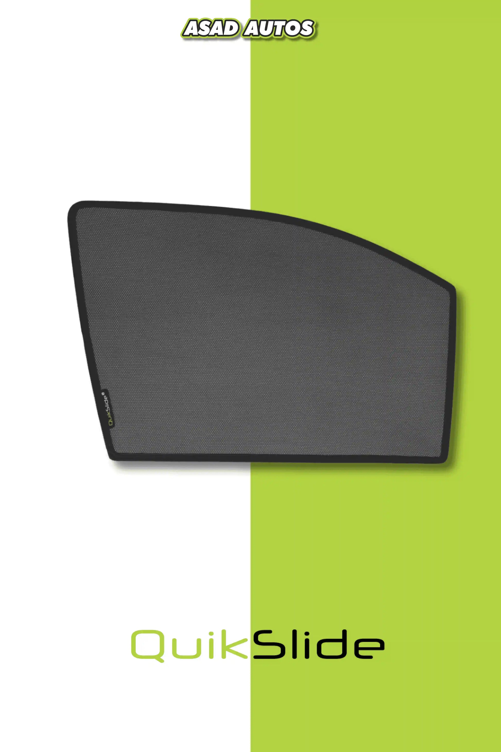 QuikSlide Sun Shades MG ZS 2021 2024 Black Car Pardy