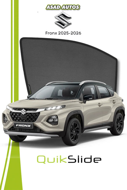 QuikSlide Suzuki Fronx Interior Window Sun Shades 2025–2026