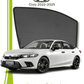 QuikSlide car pardy fitted on Honda Civic 2023 rear side window for UV protection