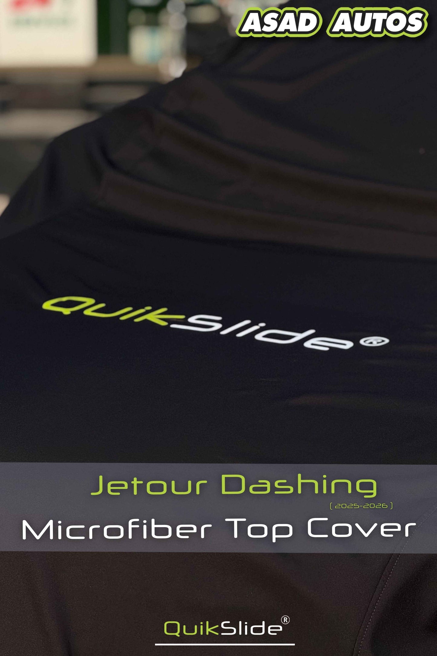 QuikSlide Microfiber Top Cover for Jetour Dashing 2025–2026