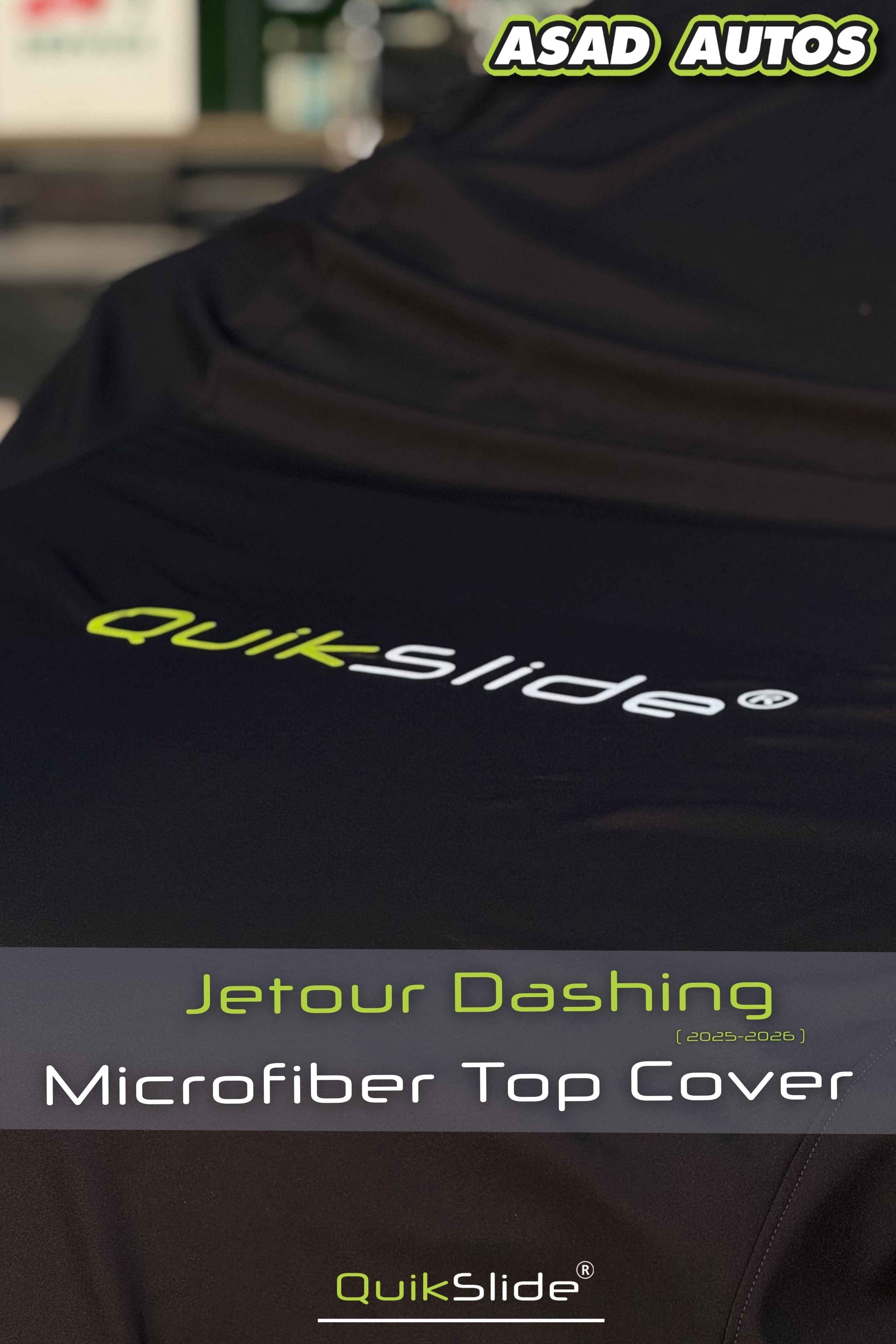 QuikSlide Microfiber Top Cover for Jetour Dashing 2025–2026