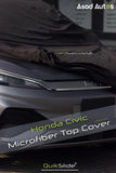 QuikSlide microfiber top cover for Honda Civic Reborn 2006–2011 full body car cover with UV protection dust and scratch resistant material
