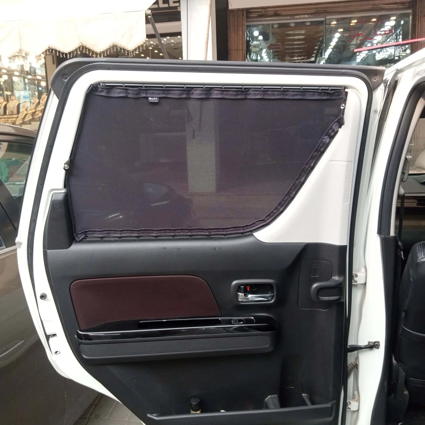 QuikSlide sliders railing curtains Suzuki WagonR 2017-2023, Suzuki WagonR 6th generation window curtains, 