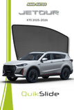 QuikSlide window sun shades car pardy for Jetour X70 2025–2026 custom fit UV protection privacy mesh shades