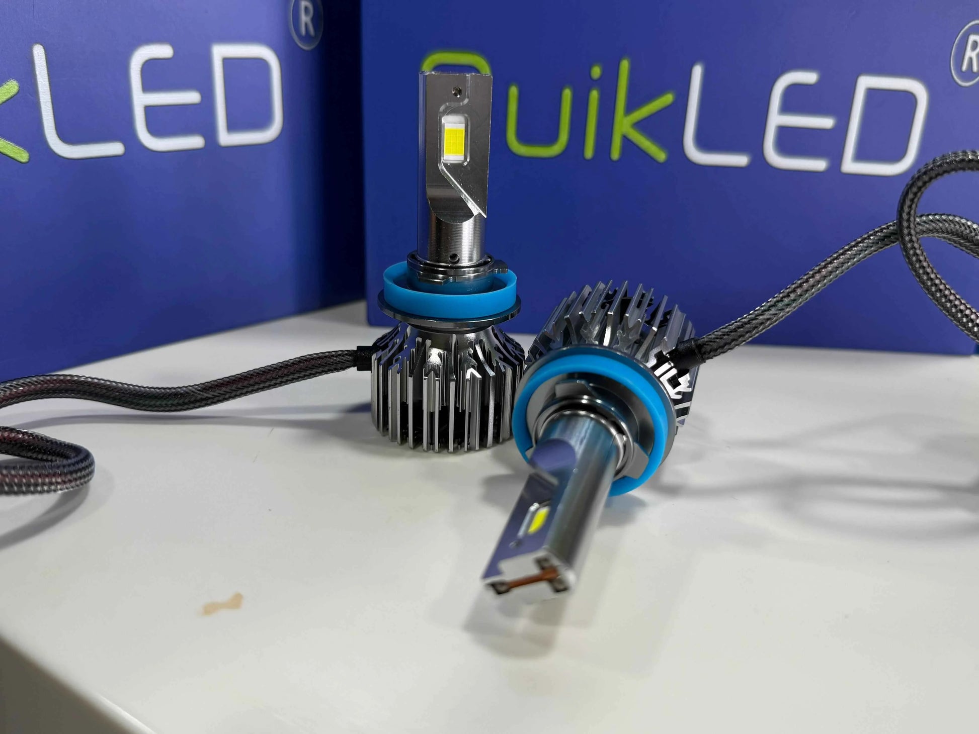 Quik LED Headlight 150W | Ultra Bright Plug & Play Car Headlights