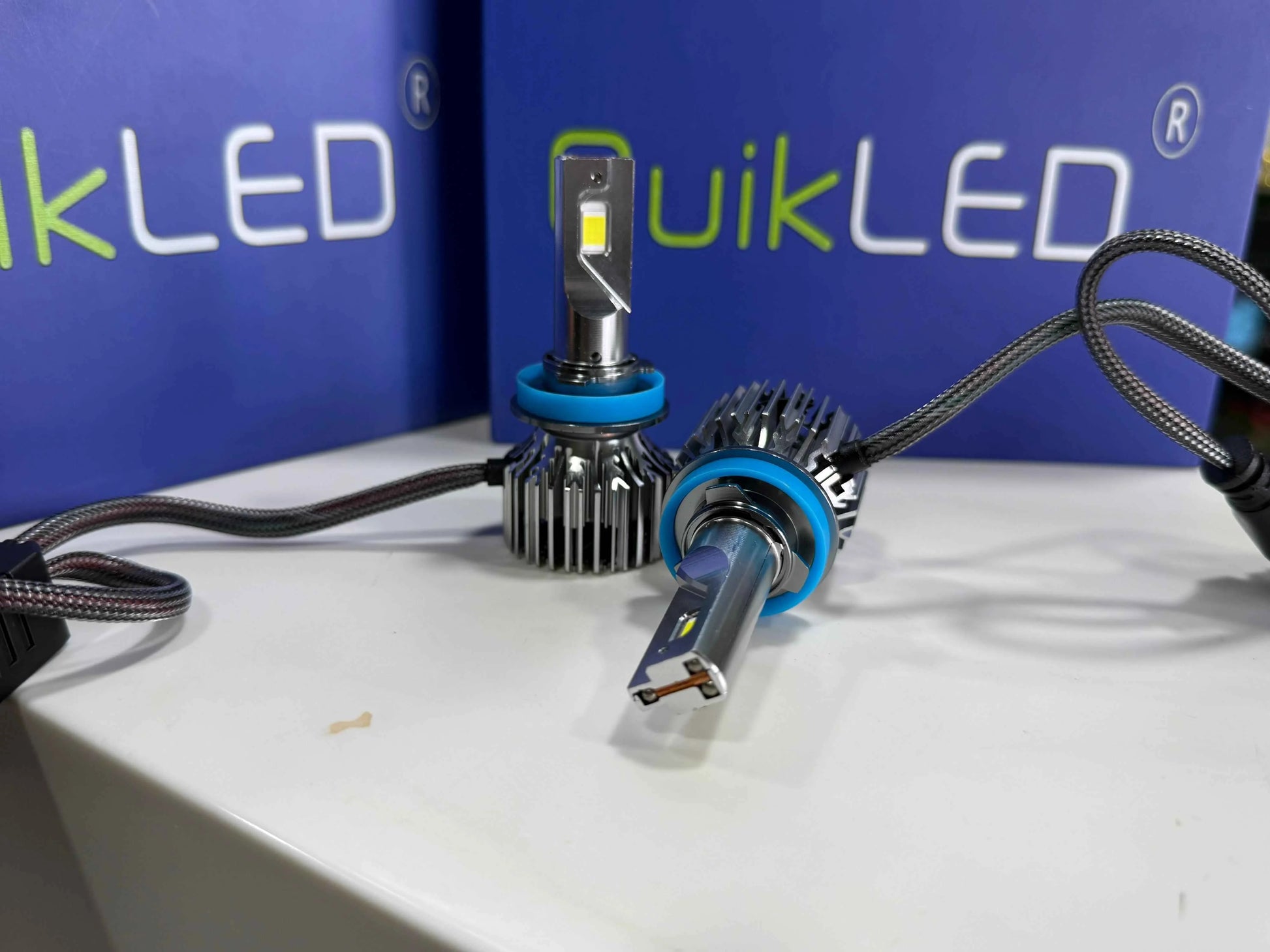 Quik LED Headlight 150W | Ultra Bright Plug & Play Car Headlights