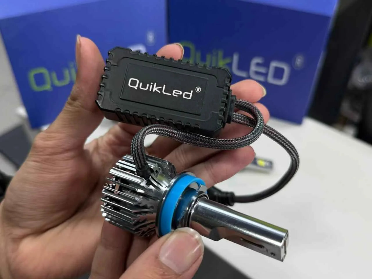 Quik LED Headlight 150W | Ultra Bright Plug & Play Car Headlights
