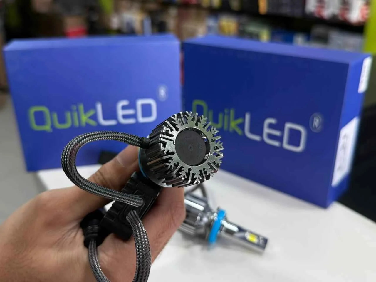 Quik LED Headlight 150W | Ultra Bright Plug & Play Car Headlights