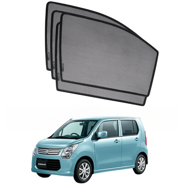 Quik Snap Car Sun Shade for Suzuki Wagon R (Japanese) – UV & Heat Protection, Easy Installation


