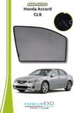 Quik Snap Window Sun Shades (Car Pardy) For Honda Accord CL9 VIP Sedan
