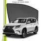Quik Snap Window Sun Shades (Car Pardy) For Lexus Prado GX 2003-2008 SUV