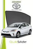 Quik Snap Window Sun Shades (Car Pardy) For Toyota Prius HatchBack 2010-2015