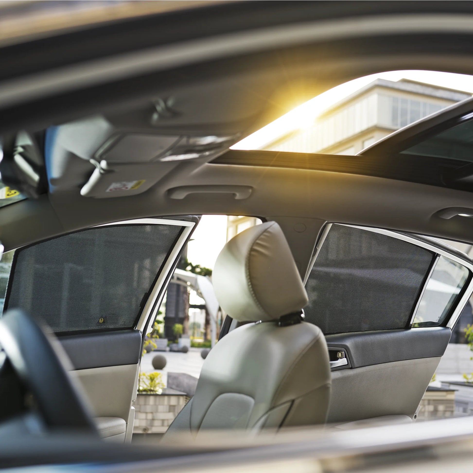 Quik Snap Window Sun Shades for Honda Fit 2015-2020 Hatchback – UV Protection and Privacy Accessory