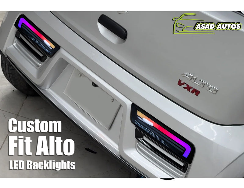 RGB V2 Brake Lights for Suzuki Alto 2014-2026 – Stylish and Enhanced Visibility