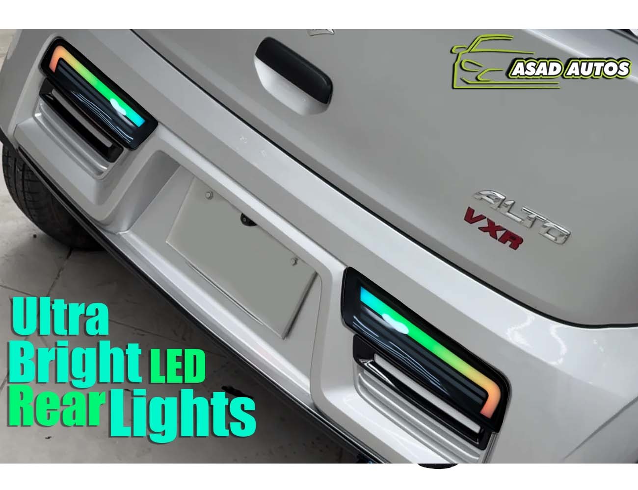 RGB V2 Brake Lights for Suzuki Alto 2014-2026 – Stylish and Enhanced Visibility