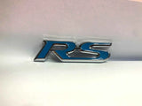 RS Emblem, Monogram, Logo – Red & Chrome Sport Badge