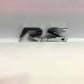 RS Emblem, Monogram, Logo – Silver Chrome Sport Badge