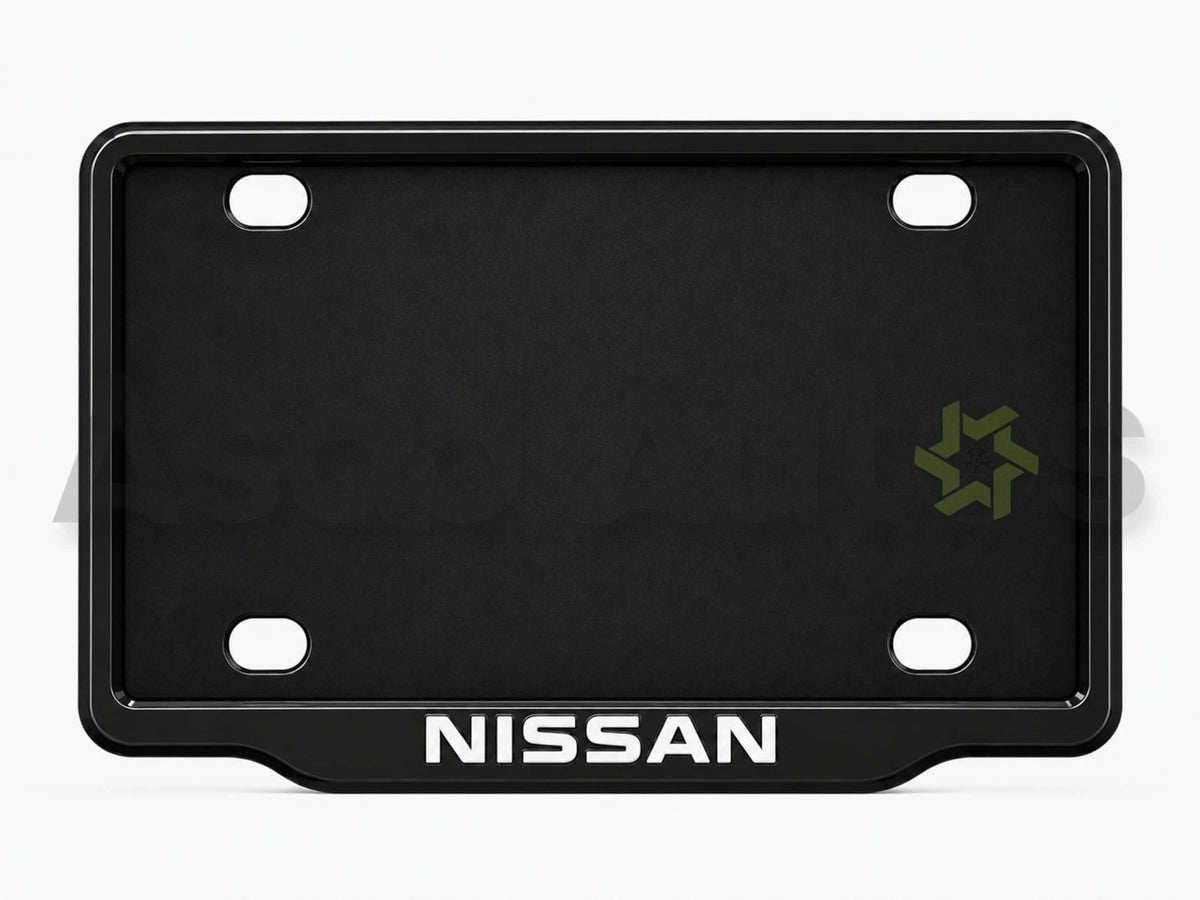 Raptic custom number plate frame for Nissan premium exterior styling - Asad Autos
