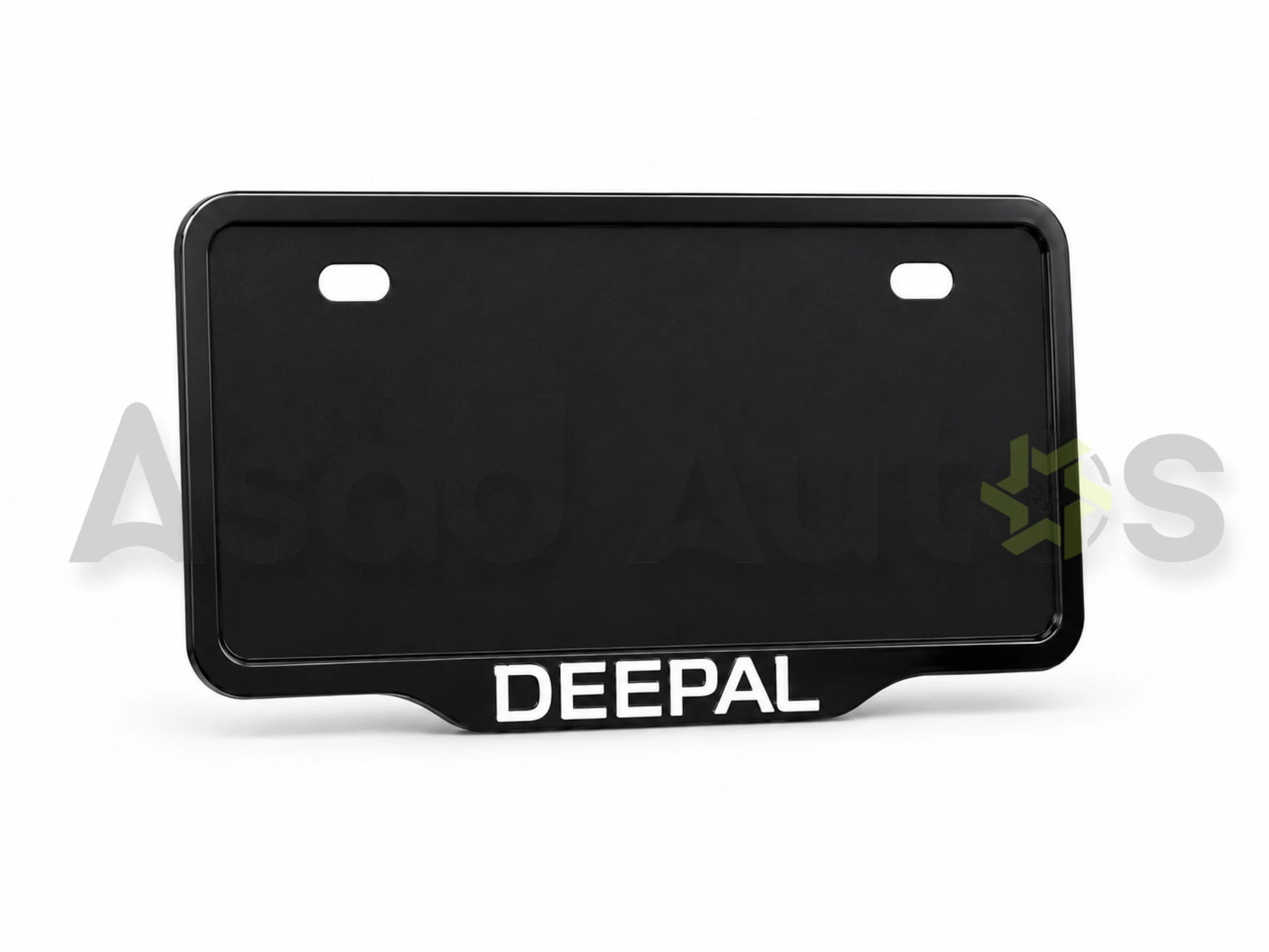 Raptic custom number plate frame -white-installed on Deepal S07 2025-2026 - Asad Autos