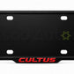 Raptic custom number plate frame and cover-red- for Suzuki Cultus premium exterior styling - Asad Autos