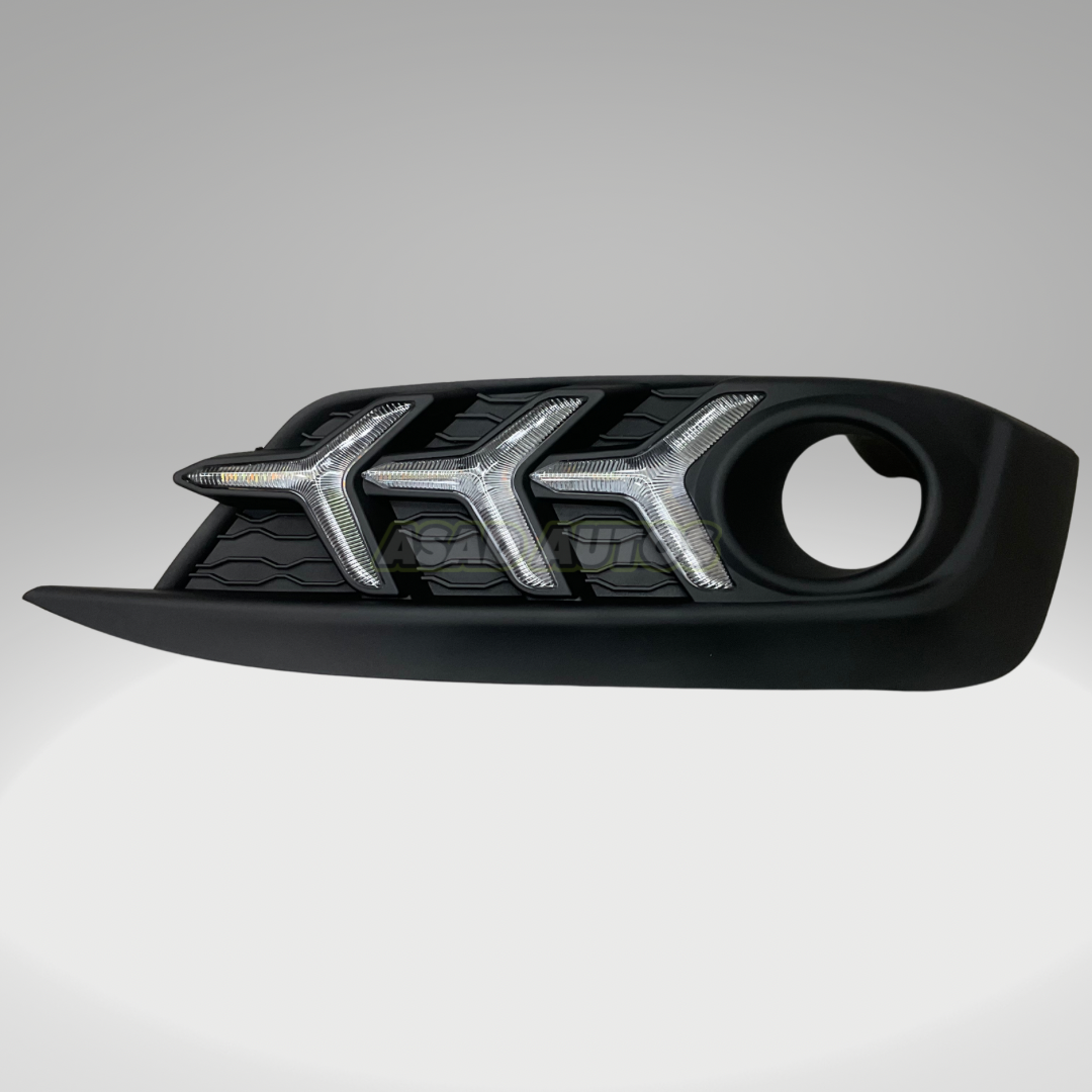 Rear LED Tail Lights for Honda Civic 10th Gen (2016-2021), featuring DRL daytime running lights, brake light, and fog lamp (2 pieces).
