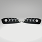 Rear LED Tail Lights for Honda Civic 10th Gen (2016-2021), featuring DRL daytime running lights, brake light, and fog lamp (2 pieces).
