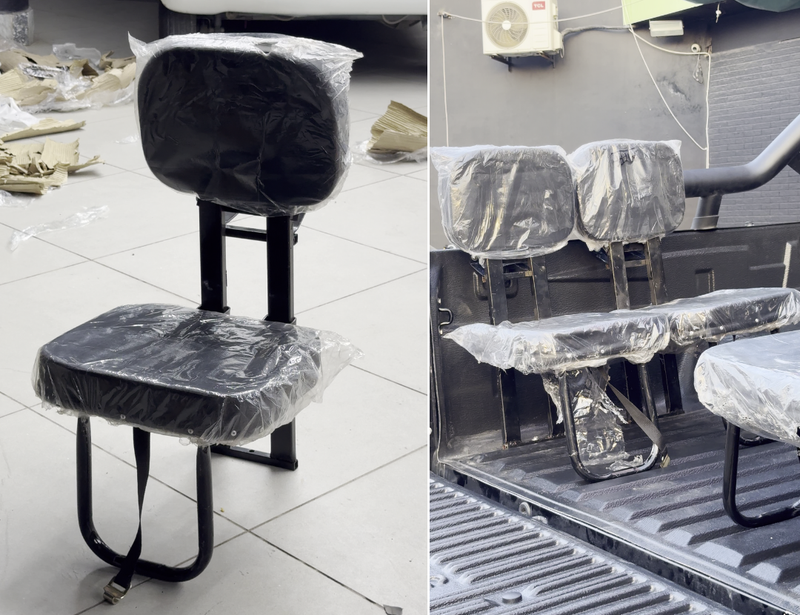 Rear Trunk Back Seats for JAC T9 Hunter 2025-2026