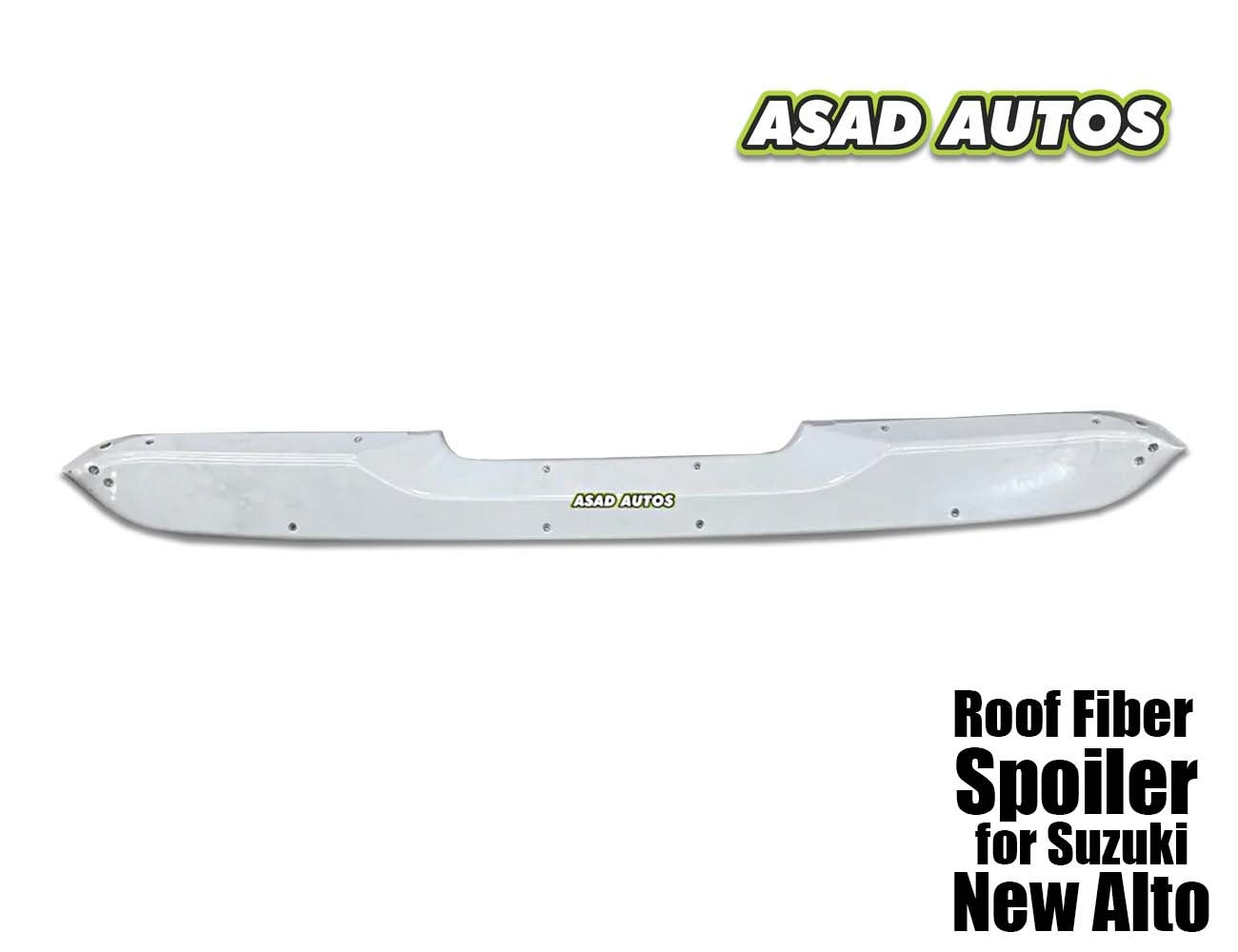Rear roof fiber spoiler for Suzuki New Alto – enhances sporty exterior look