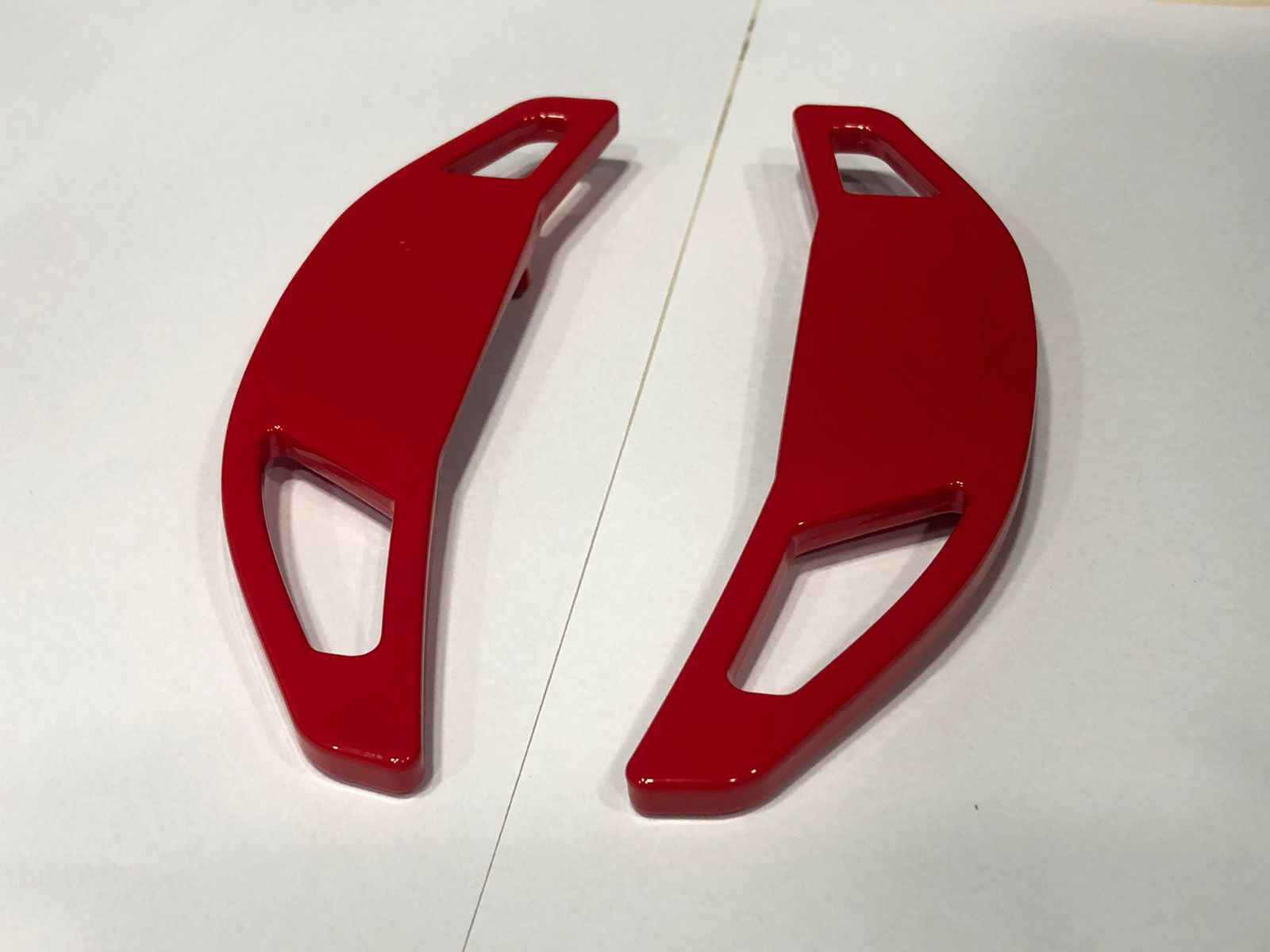 Red paddle shifter extension for Toyota Corolla 2014-2026 steering wheel sporty upgrade