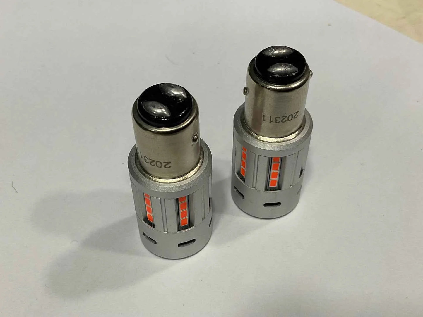S25 High-Brightness LED Tail & Stop Lamp Brake Bulb with Cooling Fan – Long-Lasting & Energy Efficient