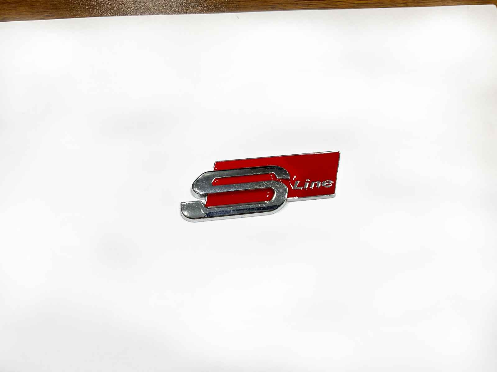 S Line Emblem – Premium Sport Style Badge for Cars & SUVs