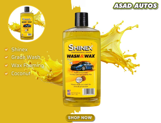 Shinex Professional Grade Wash & Wax Foaming Coconut 473ml