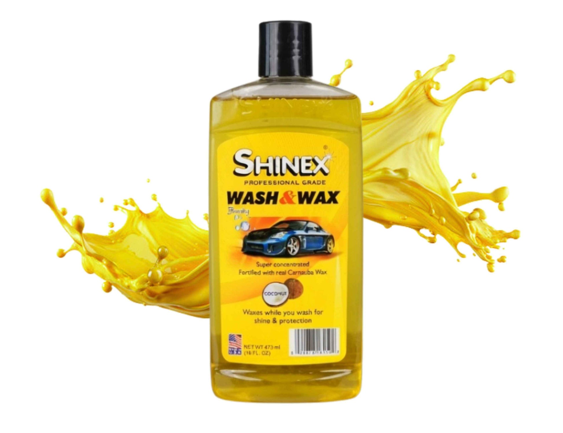 Shinex Professional Grade Wash & Wax Foaming Coconut 473ml