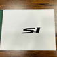 Si Emblem Badge – Sport Injected Logo for Cars (Universal Monogram)
