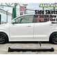 Side Skirts (Non-Painted) for Suzuki New Alto 2014-2026 – PRC and Fiber Options Available