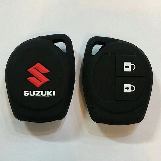 Silicone car key case cover for Suzuki offering durability, protection, and style.

