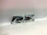 RS Emblem, Monogram, Logo – Silver Chrome Sport Badge