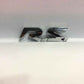 RS Emblem, Monogram, Logo – Silver Chrome Sport Badge