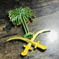 Saudi Arabia Metal Grill Emblem for Cars