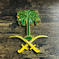 Saudi Arabia Metal Grill Emblem for Cars