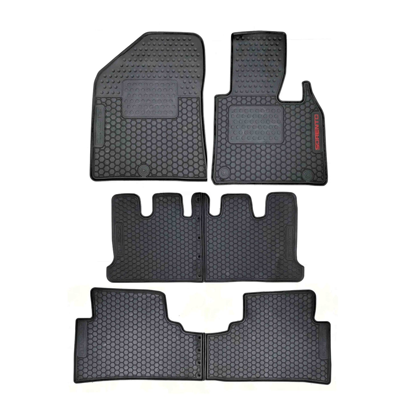 Premium Latex PVC Car Floor Mats for KIA Sorento