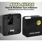Steelmate Smart Power Full Tyre Inflator – Portable and efficient tyre inflator with digital display for accurate and fast inflation.
