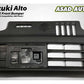 Style-X Front Bumper for Suzuki Alto 2014-2026, made from ABS plastic with fog light compatibility, offering a stylish and durable exterior upgrade.
