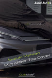 QuikSlide microfiber car cover fitted on a parked Suzuki Mehran