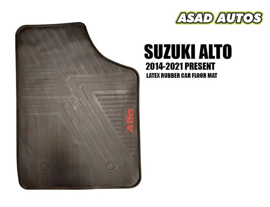 Suzuki Alto 2014-2021 Latex Rubber Car Floor Mat - Durable and Easy Maintenance

