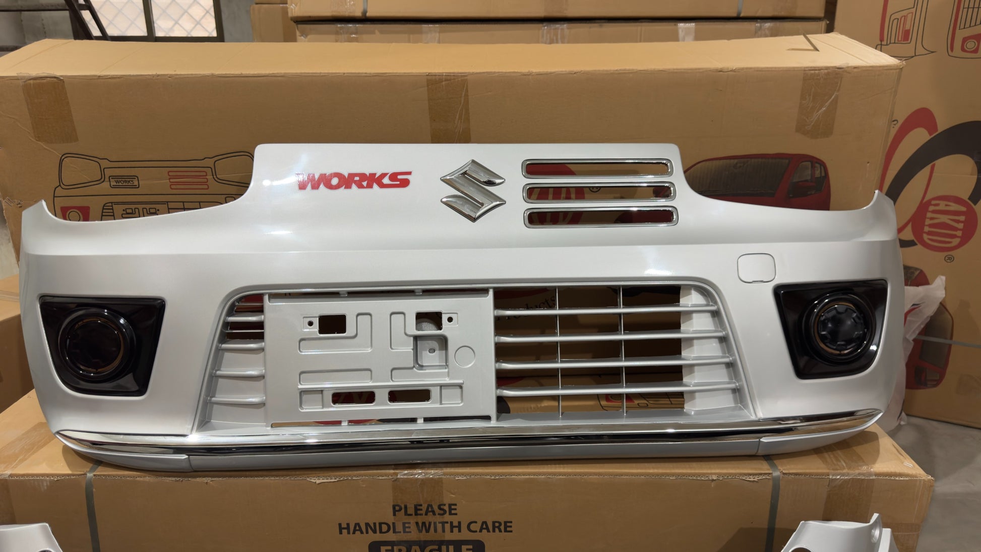 Suzuki Alto 2014-2026 RS style front and back bumper set sporty body kit