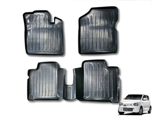 Suzuki Alto 2014-2026 TPE Plastic Car Mats – Custom Fit, Waterproof & Durable Protection