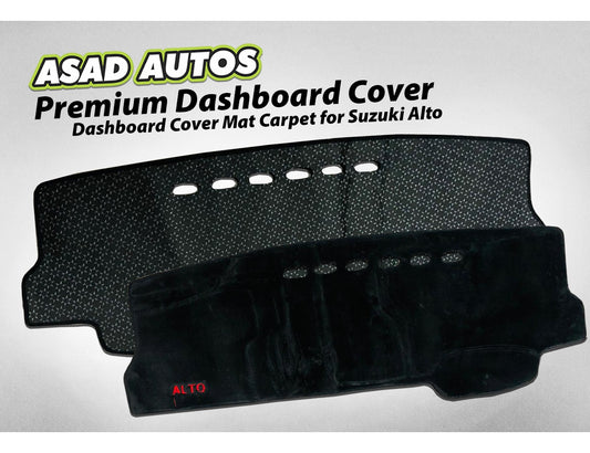 Suzuki Alto 2014–2025 Dashboard Carpet Cover – Custom-Fit Anti-Glare Mat with UV Protection

