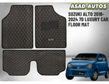 Suzuki Alto 2018–2024 7D Luxury Car Floor Mats – Custom Fit, Waterproof, Stylish Interior Protection
