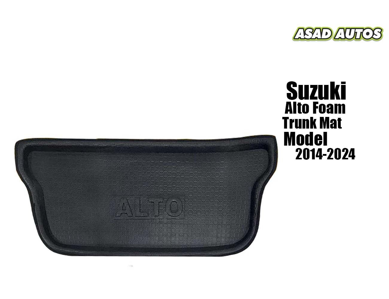 Suzuki Alto Foam Trunk Mat – Custom Cargo Boot Liner for Models 2014-2024


